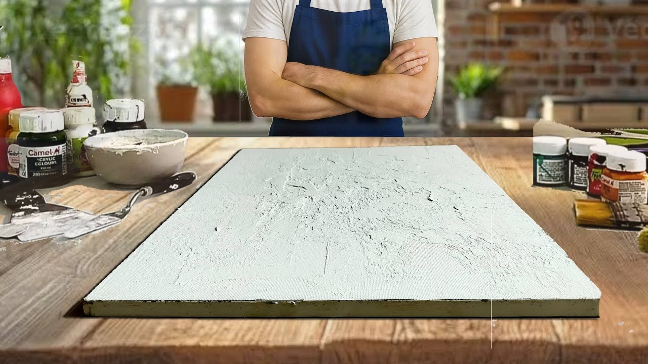 Palette Knife Magic: Transforming Textured Canvas into Abstract Art