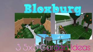3 5x5 Garden Ideas |Bloxburg|