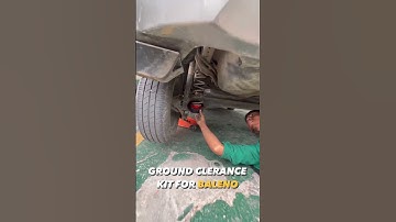 #marutisuzuki #baleno Suzuki Baleno fitted with New Tech Ground Clearance Kit - 28 to 34 MM height+
