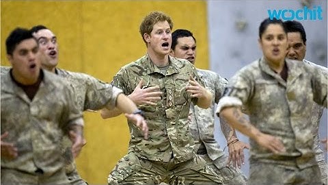 Prince Harry Is Doing The Maori Haka With The New Zealandn Army