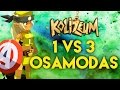 1 VS 3 en Kolizéum Osamodas  200  GRADE 10 ! DOFUS