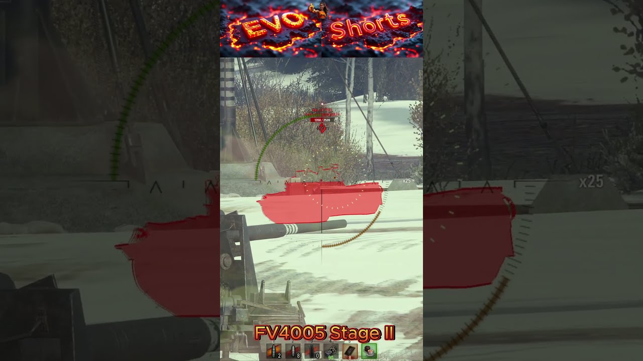 FV4005 Stage II World Of Tanks Wot Shorts