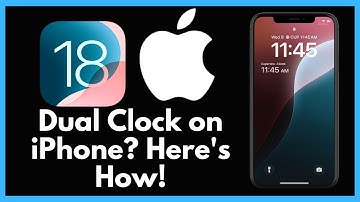 How to Add Dual Clock on iPhone Lock Screen (iOS 18/17/16)