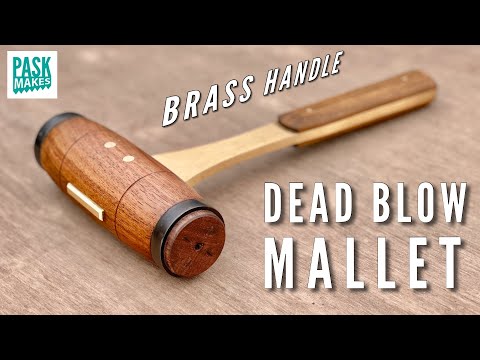 Making a Dead Blow Mallet with a Brass Handle