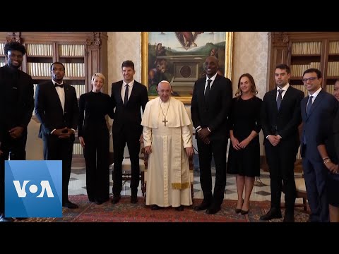 Pope Francis Meets With NBA Players to Discuss Social Justice.