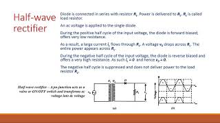 Video 8 1 Half wave rectifier