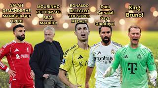 Salah vs Slot War! 🚨 Ronaldo REJECTED Medal & Mourinho Returns!