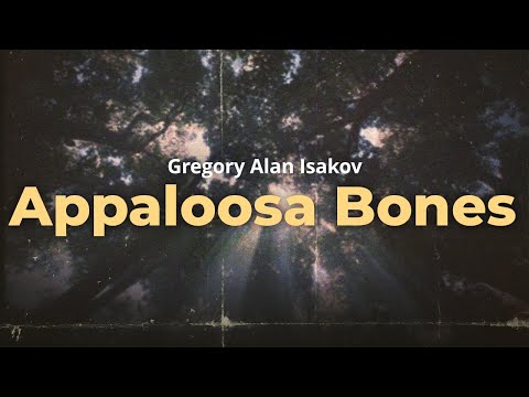 gregory alan isakov - appaloosa bones (lyrics)
