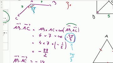 cours produit scalaire vidéo 1