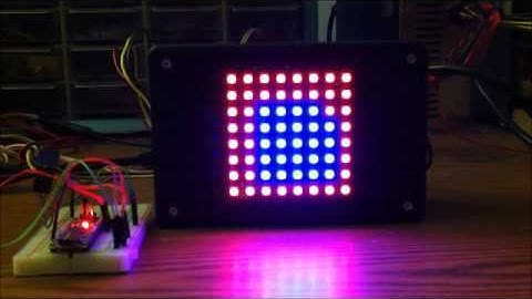 NeoMatrix 8X8 FUN with an Arduino Nano by Chemdoc77