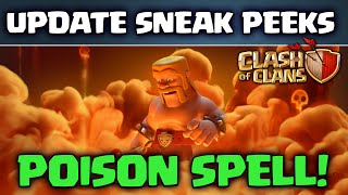 Clash of Clans UPDATE! ♦ Sneak Peeks! ♦ Dark Spell Factory ♦ POISON Spell ♦ Queue Spells! ♦