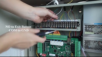 How to Connect an Exit Button to a Hikvision DS K26 G-Series Access Controller