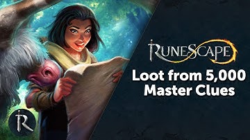 RuneScape - Loot from 5,000 Master Clues