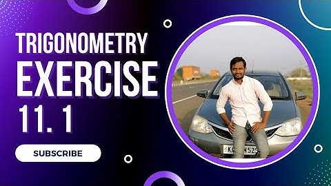 Introduction to Trigonometry | Class 10| Exercise 11.1(1).