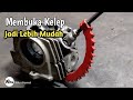 MEMBUAT ALAT PEMBUKA KELEP MOTOR/// ide kreatif gear motor bekas