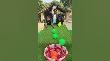 Amazing ball roll family challenge #shorts #game
