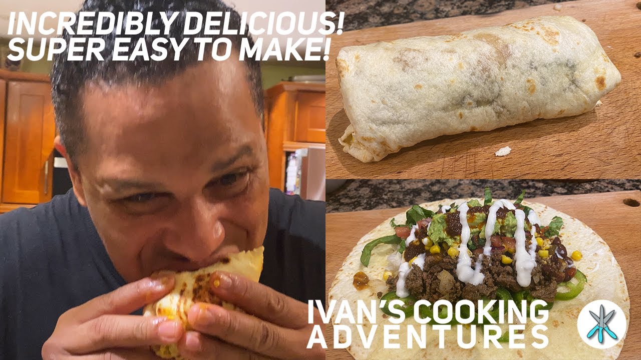 Best Steak Chipotle Burrito - Mexican Street Food - Comida Mexicana Callejera