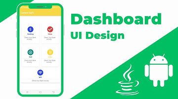 Modern Dashboard Ui Design in Android Studio Tutorial | Cardview in Android studio