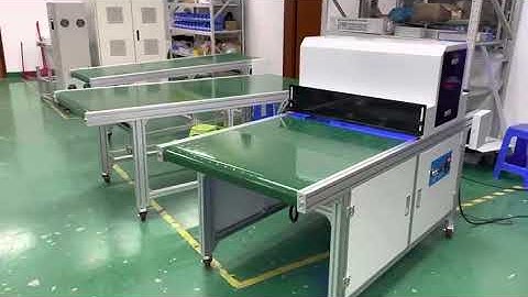Flat LED UV Curing Machine   Conver belt stop -Light with Shut Down automatically