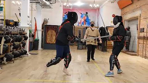 Mike's Batchelor tournament. Longswords.