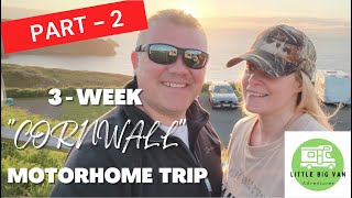 Cornwall Road Trip: Part TWO - Our 3-week Motorhome Van Tour of Cornwall