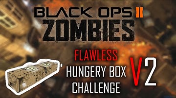 Zombies: "HUNGER BOX CHALLENGE v2" - FLAWLESS ROUND 30 Solo on Town Zombies
