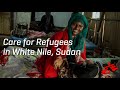 درمان پناهندگان سودان جنوبی در نیل سفید سودان 