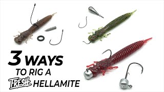 How To Rig a Soft Plastic Hellgrammite: The Best Ways To Rig A Fresh HELLAMITE!