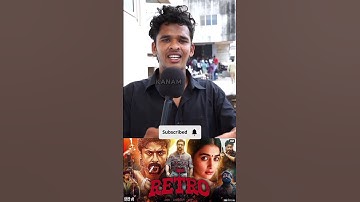 RETRO Public Review |RETRO Movie Review| RETRO Review Tamil|Suriya | Pooja| KarthikSubbaraj|KANAM TV
