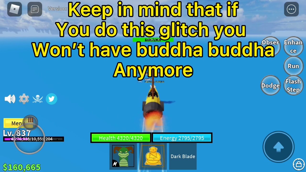 Don't mind the glitch also please answer I'm level 63 and ofc have buddha  should I keep it or no : r/bloxfruits