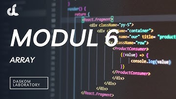 Tutorial Modul 6 | Array