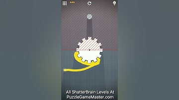 Shatterbrain Level 64, 3 stars Solution Android iOS