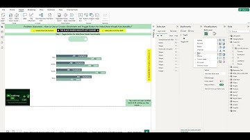 How to Use or Create a Bookmark and Toggle Button for Hide/Show Visuals Functionality #powerbi