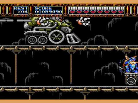 Rocket Knight Adventures- Train Boss - YouTube