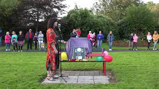 Dolores O&#39;Riordan Park - Unveiling Ceremony - Bruff co Limerick - 6 September 2019