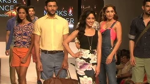 Elegant Yami Gautam As A Show Stopper at Marks & Spencer Spring Summer 2017 Collection Launch