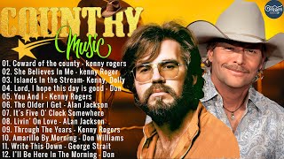 Alan Jackson, Don William, Kenny Rogers  Classic Country Collection  Old COuntry Music Songs