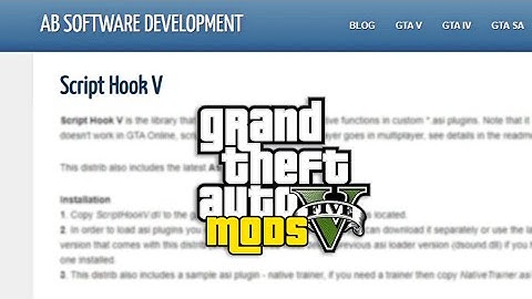 Hoe installeer je Script Hook V (GTA 5 Mods) | GTA Wood