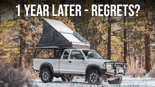 DIY Wedge Camper  1 Year Later  What I Love and Hate