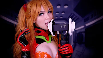 Ear Licking with Asuka ❣️ ASMR Neon Genesis Evangelion