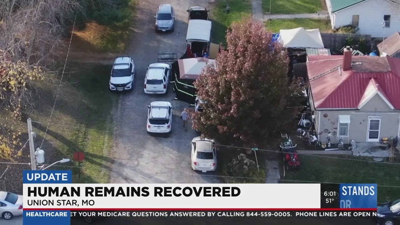 Update: Human remains found in Union Star, Missouri