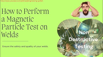 Non Destructive Testing  Magnetic Particle Test MPT / MPI #welding #engineering#quality#cswip#viral