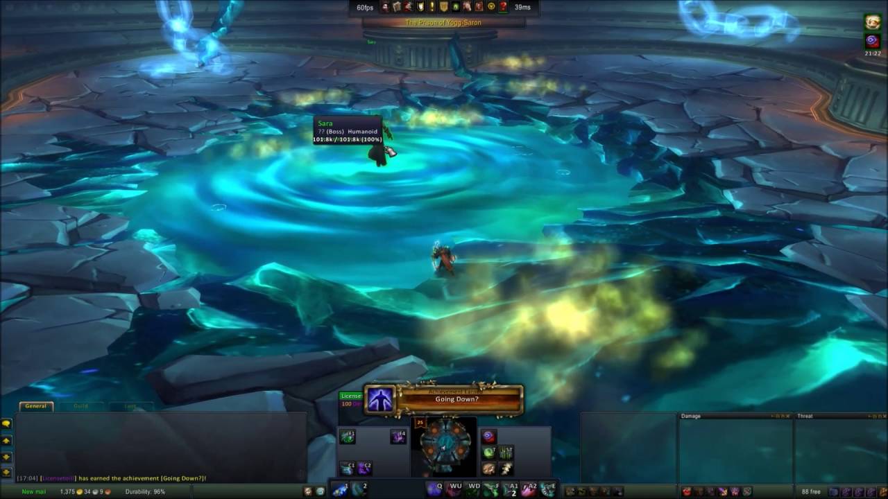 WOW Demon Hunter - Ulduar - FAILED skip to Yogg Saron