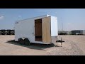 The royal cargo lcht3575 16v 86r vnose enclosed cargo trailer