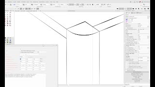 Gerundete Kanten und Anleimer im interior CAD Programm ElementsCAD für Vectorworks