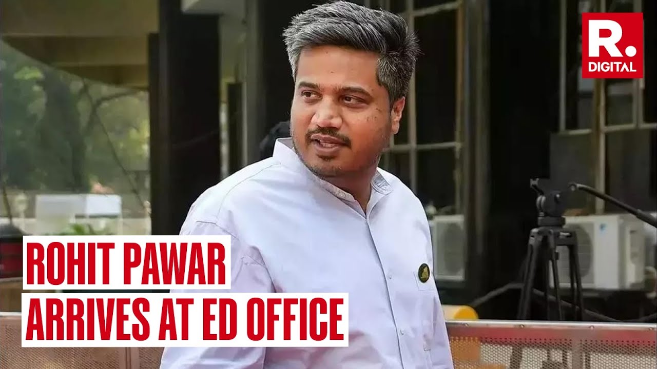 Heavy Security Deployed Outside ED Office In Mumbai As NCP's Rohit Pawar Questioned In MSCB Scam