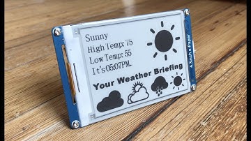 E-Paper Weather Display