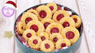 Galletas de Mantequilla y Almendras rellenas de Mermelada / Recetas Navideñas 🎄