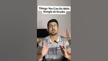 Things Google ai studio can do for you