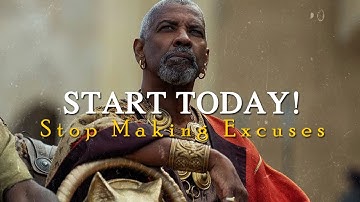 STOP MAKING EXCUSES | DENZEL WASHINGTON SPEECH | MOTIVATIONAL PODCAST